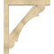 Ekena Millwork Olympic Block Rough Sawn Bracket w/ Offset Brace, Douglas Fir, 6"W x 38"D x 44"H BKT0604X38X44OLY05RDF - alternate 3